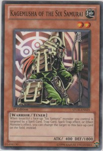 Kagemusha of the Six Samurai - STOR-EN025 - Common - Unlimited Edition x3 - Near