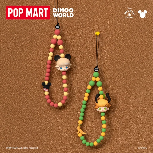 POPMART DIMOO WORLD × Disney Series Mobile phone lanyard Blind Box NEW HOT - Bild 4 von 32