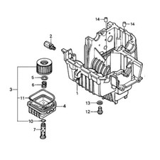 HONDA CB 450 S 1986-1988 Kit viti brugola inox n°3 carter motore CB450 CB450S