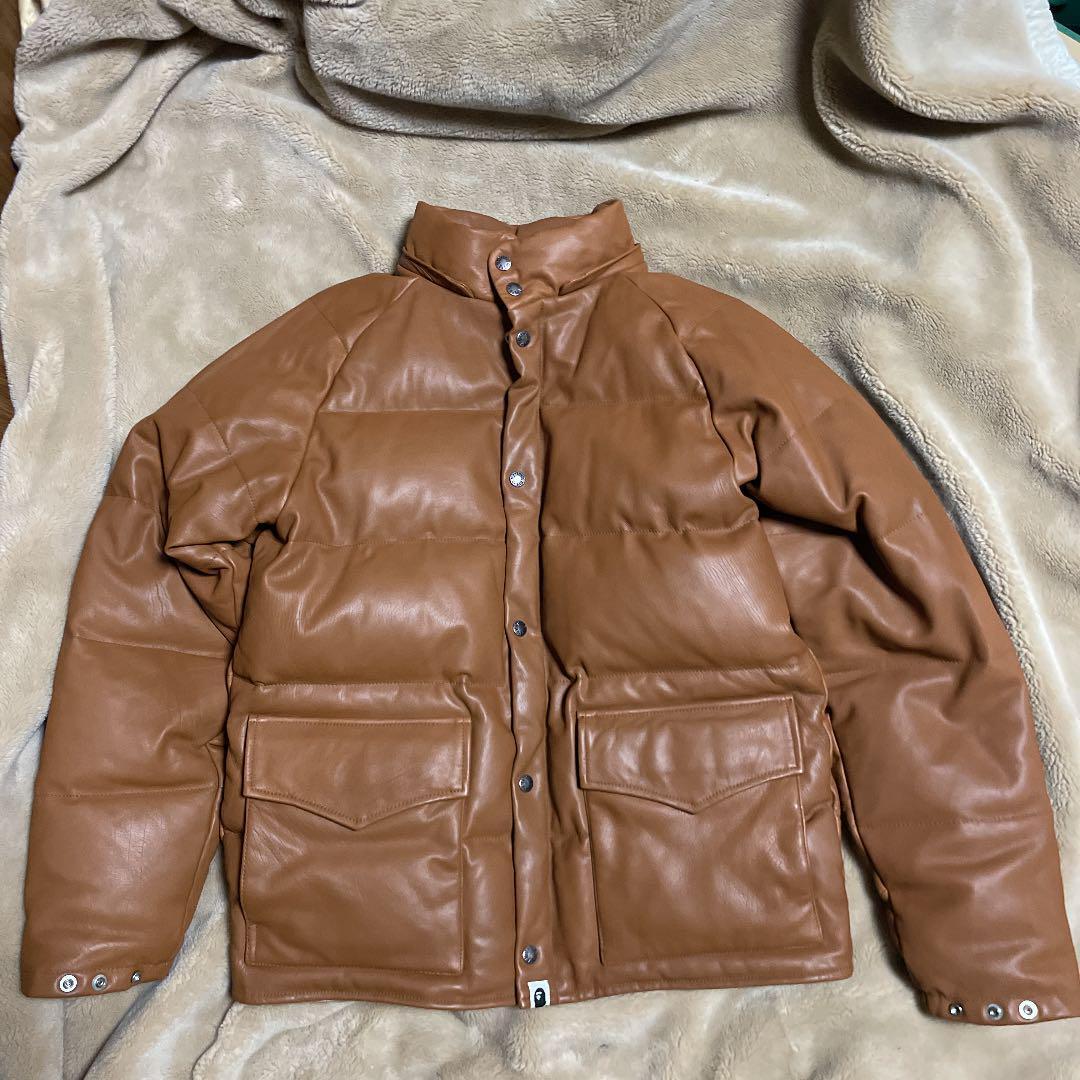 A BATHING APE Leather Down Jacket Foodie Size M | eBay A BATHING APE Leather Down Jacket Foodie Size M | eBay