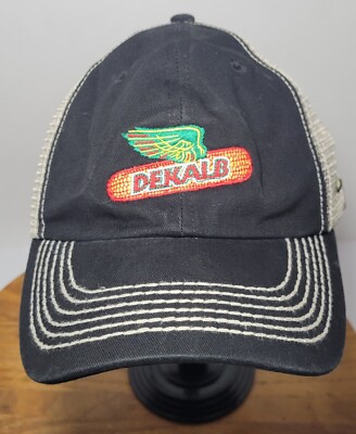 Nascar DeKalb Chase Briscoe Number 14 Black and White Baseball Adjustable Hat