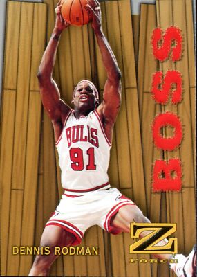 d.RODmanページ DENNIS RODMAN ~ 1997-98 Z-Force Basketball Boss Insert Card #17 | eBay