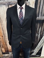 SUITSUPPLY Charcoal Gray Wool Suit Coat Blazer Size 50R  Napoli  REDA 1865