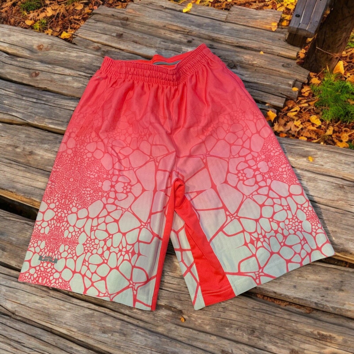 Nike Lebron James Basketball Shorts Mens Medium All Over