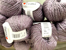 14 Knl 700 g GEDIFRA FIOCCO Baumwolle Glanz Flieder Rosa Lavendel Frühling Lana