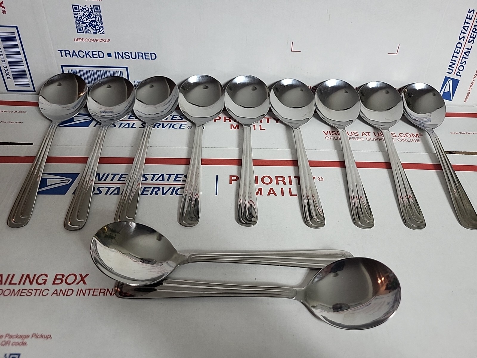 Thor Oneida OHS266, 11 Gumbo Spoons Stainless Steel Flatware, Ridge eBay
