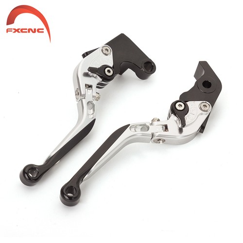 For BMW G650GS 2008-2014 2013 2012 2011 CNC Folding Clutch Brake Levers Silver - Picture 5 of 8