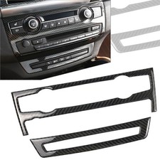 Carbon Fiber Middle Air Vent Switch Panel Cover Trim f�r BMW E70 X5 E71 X6 08-13