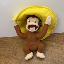Curious George with Yellow Hat Kelly Toys With Hang Tag Medium Size