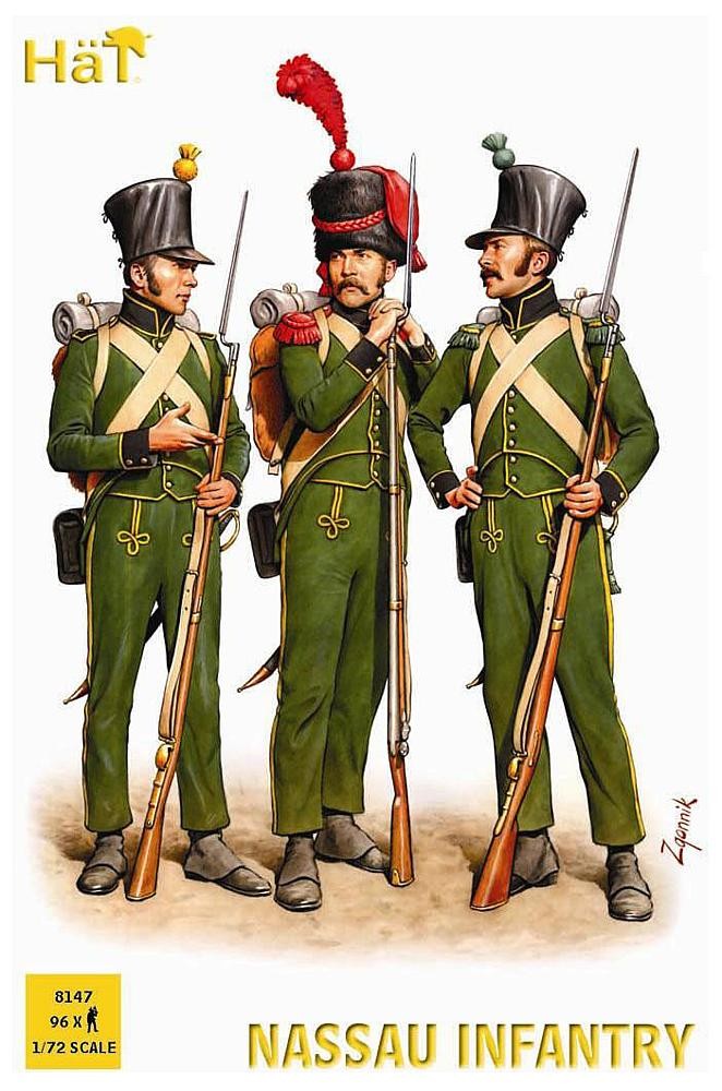 HäT 8147 1:72 Nassauian Infantry Figure Kit New