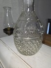 VINTAGE PRINCESS HOUSE Diamond-Cut Glass Decanter 1970s Grape Crown — photo 2