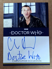 Doctor Who Series 1-4 Christopher Eccleston Inscription Autograph (A)