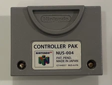 Official Nintendo 64 N64 OEM Video Game Memory Card Controller Pak Pack SAVE OEM