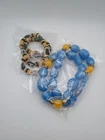 Lot of 2 Vintage Bead Necklaces Chunky Statement Costume Jewelry