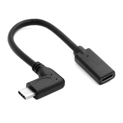 H50 USB C Verlängerung abgewinkelt USB-C 3.1 OTG Adapter Stecker auf Buchse 20cm