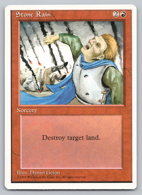 Stone Rain  - 4th Edition Core Set 1995 MTG