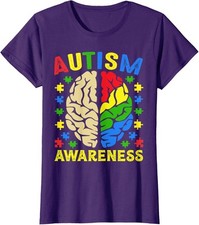 World Autism Awareness Neurodiversity Autistic April Ladies' Crewneck T-Shirt