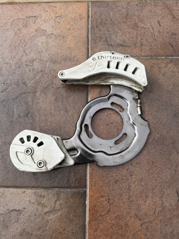 e.thirteen LG1+ Chain Guide 34-40t Guard ICSG 05 Used White E13 Lower Bashguard