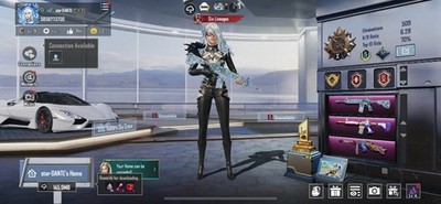 PUBG Mobile Account ( M4 Glacier 6Lv, Sports car Tuatara)