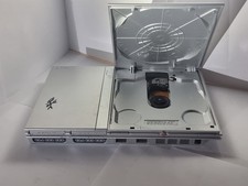 PlayStation 2 Slim Silver Console Only All Working SCPH-70003