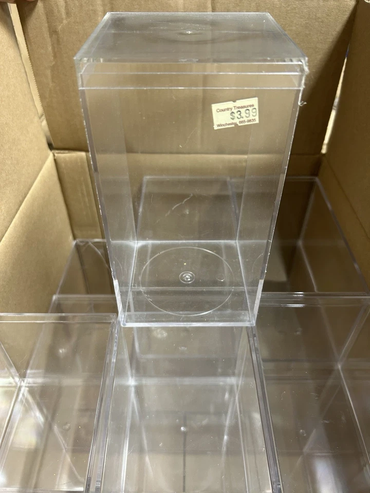 ACRYLIC DISPLAY CASES 4x4x7 inch, 7.25i & 7.5i for Beanie Babies & Collectibles! - Image 2 of 4