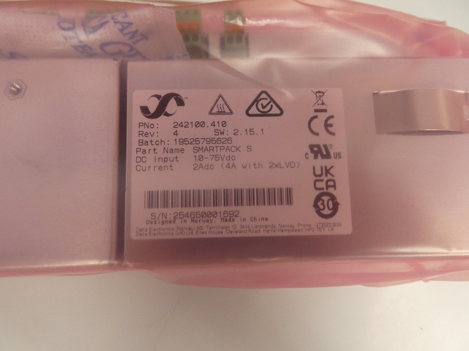 Eltek 242100.410 Smartpack S Controller | eBay