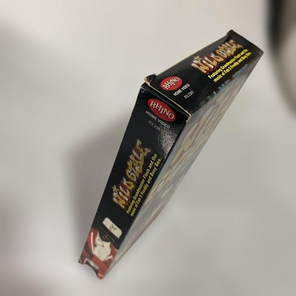 Wild Style VHS Tape Paper Jacket Overseas Version Hip-Hop Culture Used ...