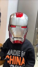 Autoking iron man helmet mk5 Electronic Voice Activated Open Close Mask Gift