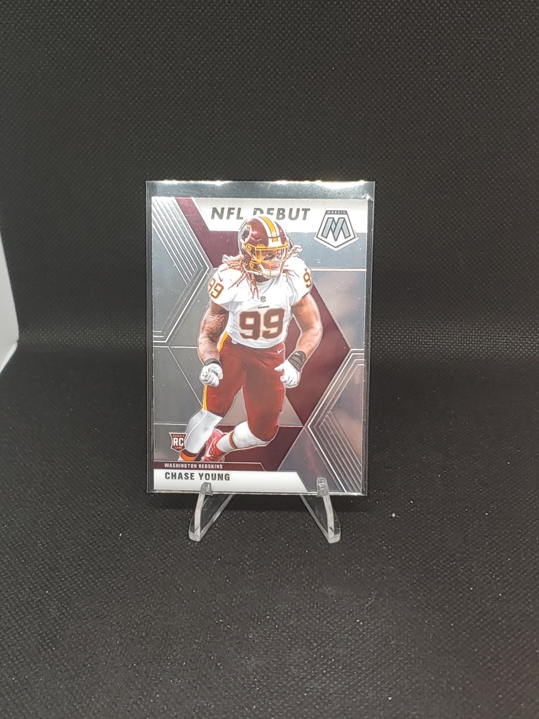 2020 Panini Mosaic NFL Debut Chase Young #272 Silver Prizm (RC)