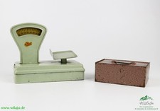 DDR Kaufmannsladen Waage von EFZET & Mini Geldkassette Ostalgie Sammler