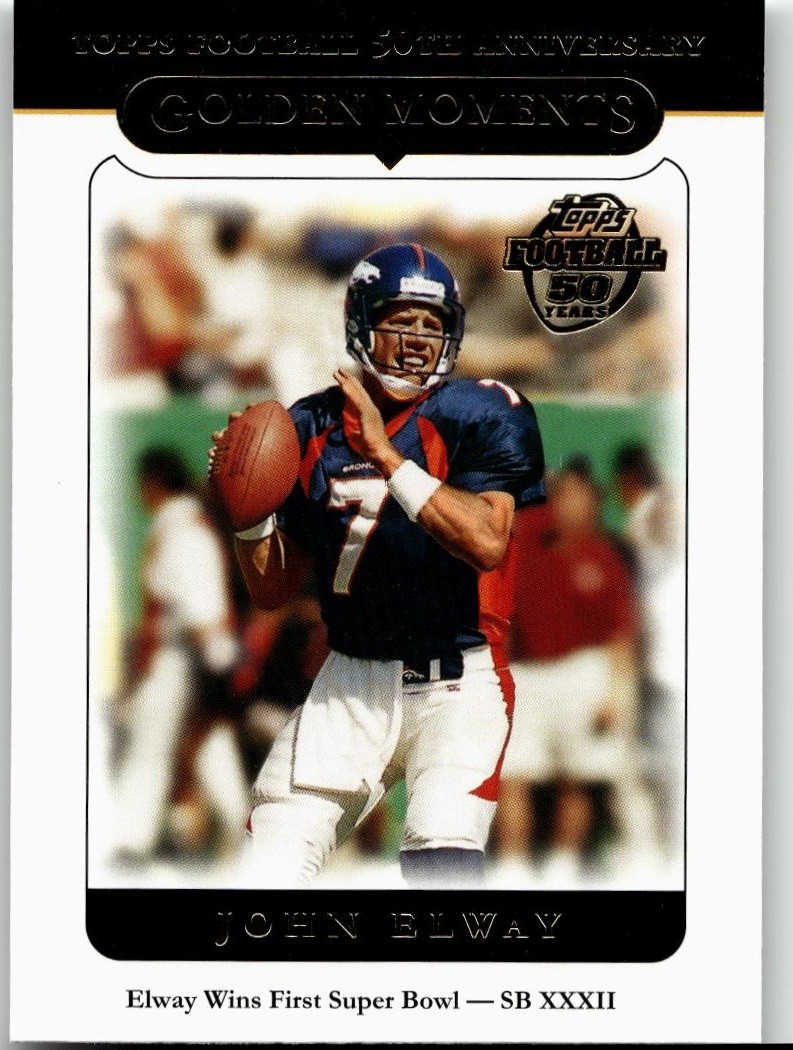 John Elway 2005 Topps Football Denver Broncos