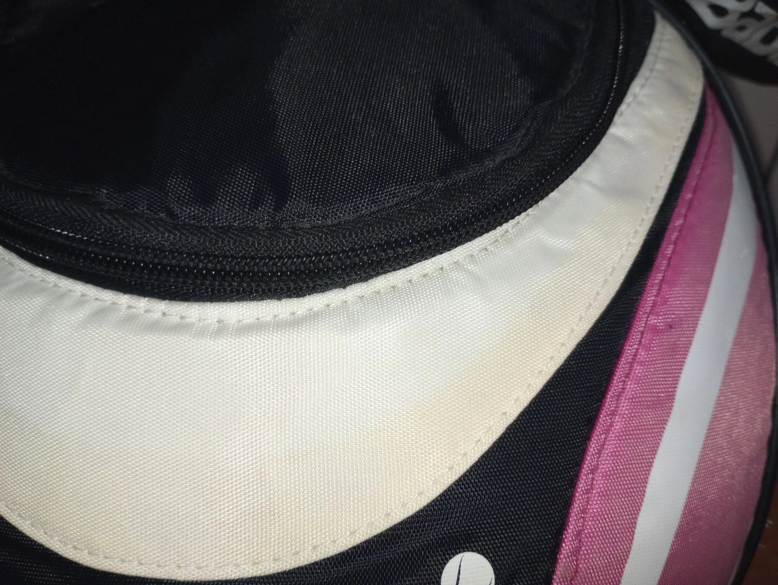 Babolat Tennis Bag Backpack Pink Black White Storage Padded Back Pickleball