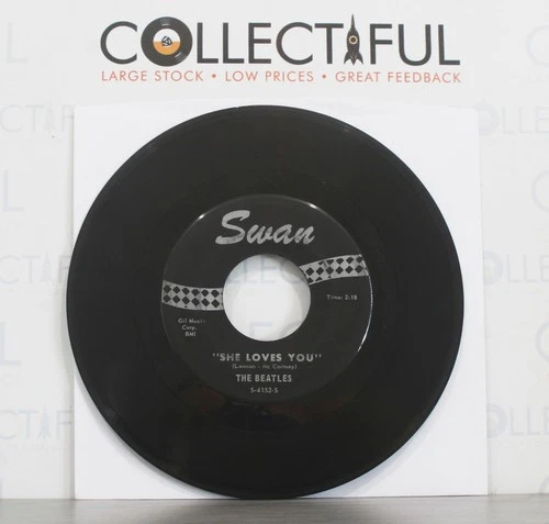 BEATLES - SHE LOVES YOU - SWAN 1964 '*BOLD FONT* 45 - 7" VINYL SINGLE 🔥