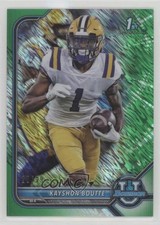 2021 Bowman U Chrome Prospects Green Shimmer Refractor 20/99 Kayshon Boutte 1o93