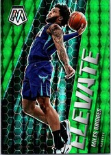 2020-21 Panini Mosaic #21 Miles Bridges Elevate Mosaic Green