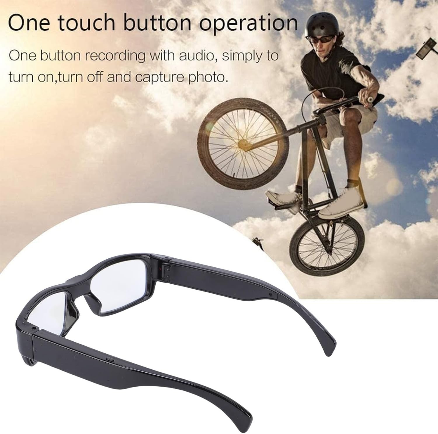 Camera Glasses Wearable HD 1080P Video Smart Glasses Outdoor Sport Action Record — image 6