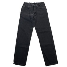 Vtg Levis 550 Men Jeans 34x32 Black Tapered Leg Denim Jeans Made In USA 1999 A+