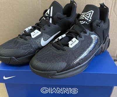  Nike Giannis Immortality 2 GS Holographic Black/Wolf Grey (Sz 7Y) DQ1943003