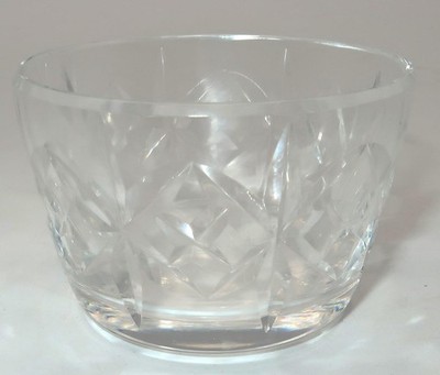 Waterford Crystal, X Cuts, Open Salt Dip, 2 3/4'' x 1 3/4''