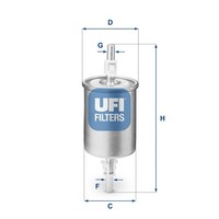 UFI Kraftstofffilter 31.515.00 Filtereinsatz FüR Fiat CC Peugeot Opel Vectra VW