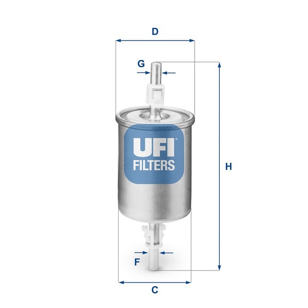 UFI Kraftstofffilter 31.515.00 Filtereinsatz FüR Fiat CC Peugeot Opel Vectra VW-image