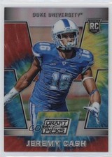 2016 Panini Prizm Collegiate Draft Picks Tie-Dye 44/49 Jeremy Cash #202 we5
