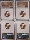 2025 P&D Lincoln SHIELD 1c Cent 2 Coin Set NGC MS 67 RD Final Circulation Label