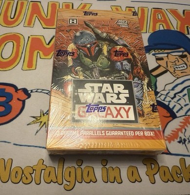 (FACTORY SEALED) 2023 TOPPS STAR WARS CHROME GALAXY HOBBY BOX