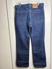 Vintage Levi  s 517 Orange Tab Boot Cut Denim Jeans Made In USA 36x30