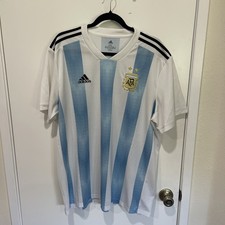 Argentina 2018 World Cup Home Jersey 2XL Blue White Excellent Adidas BQ9324