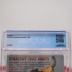 NES Nintendo Game ARCHON - A BATTLE CHESS GAME - CGC GRADED 9.6 A! NEW & Sealed!