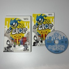 De Blob (Nintendo Wii, 2008) CIB Complete In Box w/ Manual - Mint!