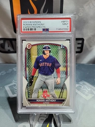 2023 Bowman Paper Roman Anthony 1st #BP71  PSA 9 - Boston Red Sox