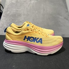 Hoka One One Bondi 8 Shoes Womens 10 Impala Cyclamen Max Cushion Road Athletic